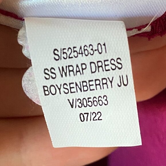 Old Navy Waist-Defined Flutter Sleeve Midi Wrap Dress Women’s Size Medium - Picture 6 of 10